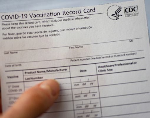 Covid-19 Vaccination Card